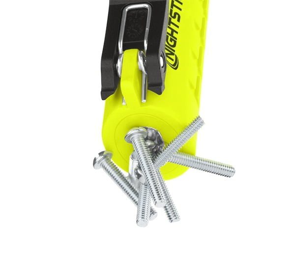 The Nightstick XPP-5422GMX X-Series is a yellow intrinsically safe Dual-Light™ flashlight with dual magnets, ideal for hazardous locations and securely holding metal screws.