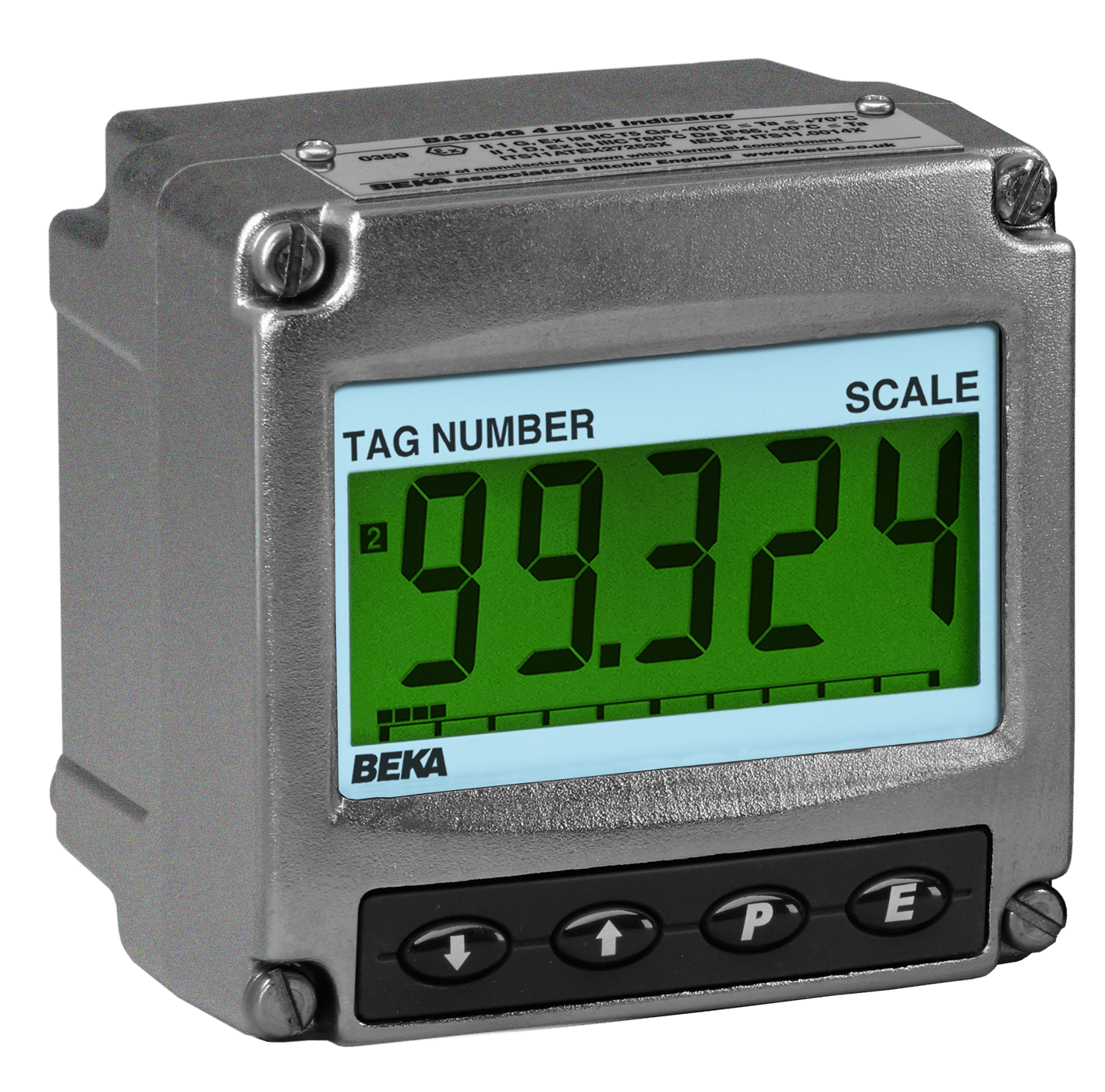 beka ba324g ss pm loop powered indicator