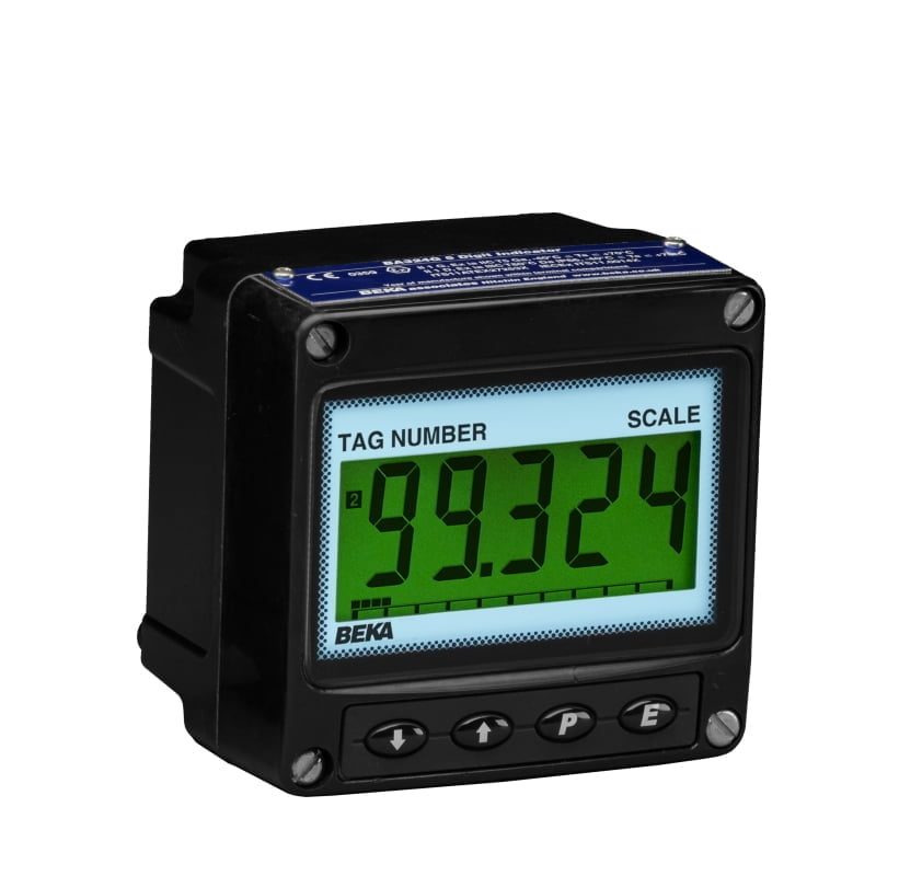 BEKA BA324G Intrinsically Safe Loop Powered 4/20mA Indicator, Field Mounting