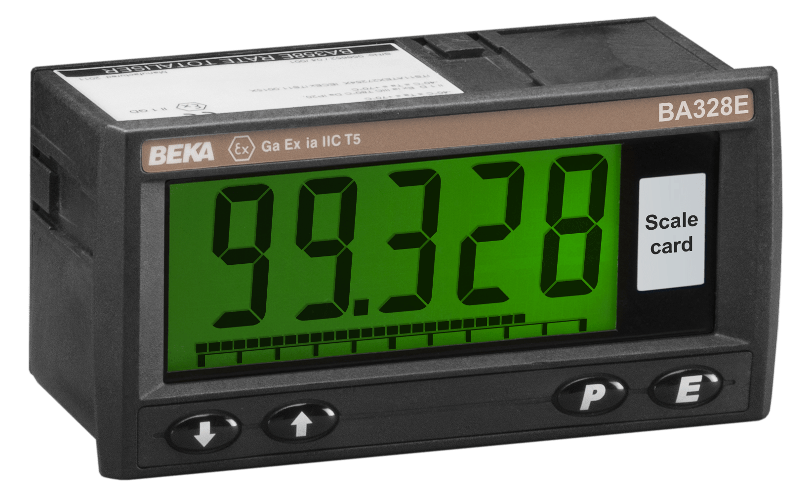 BEKA BA328E Intrinsically Safe Loop Powered Digital Indicator, Panel Mounting