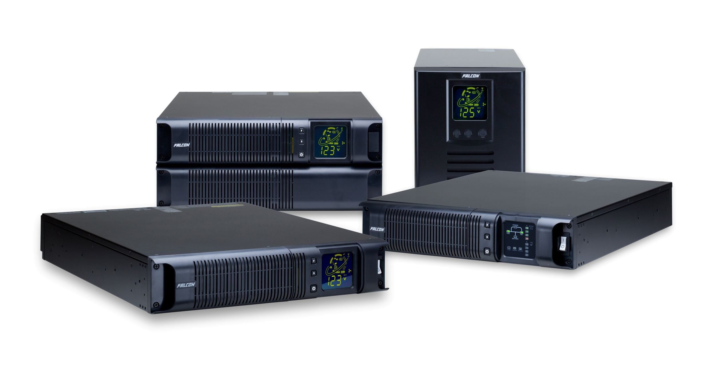 Falcon SSG Industrial Wide-Temperature UPS 6kVA, 230Vac Rackmount