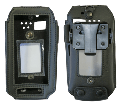 i.safe MOBILE Black Leather Case for IS530.X Smartphones