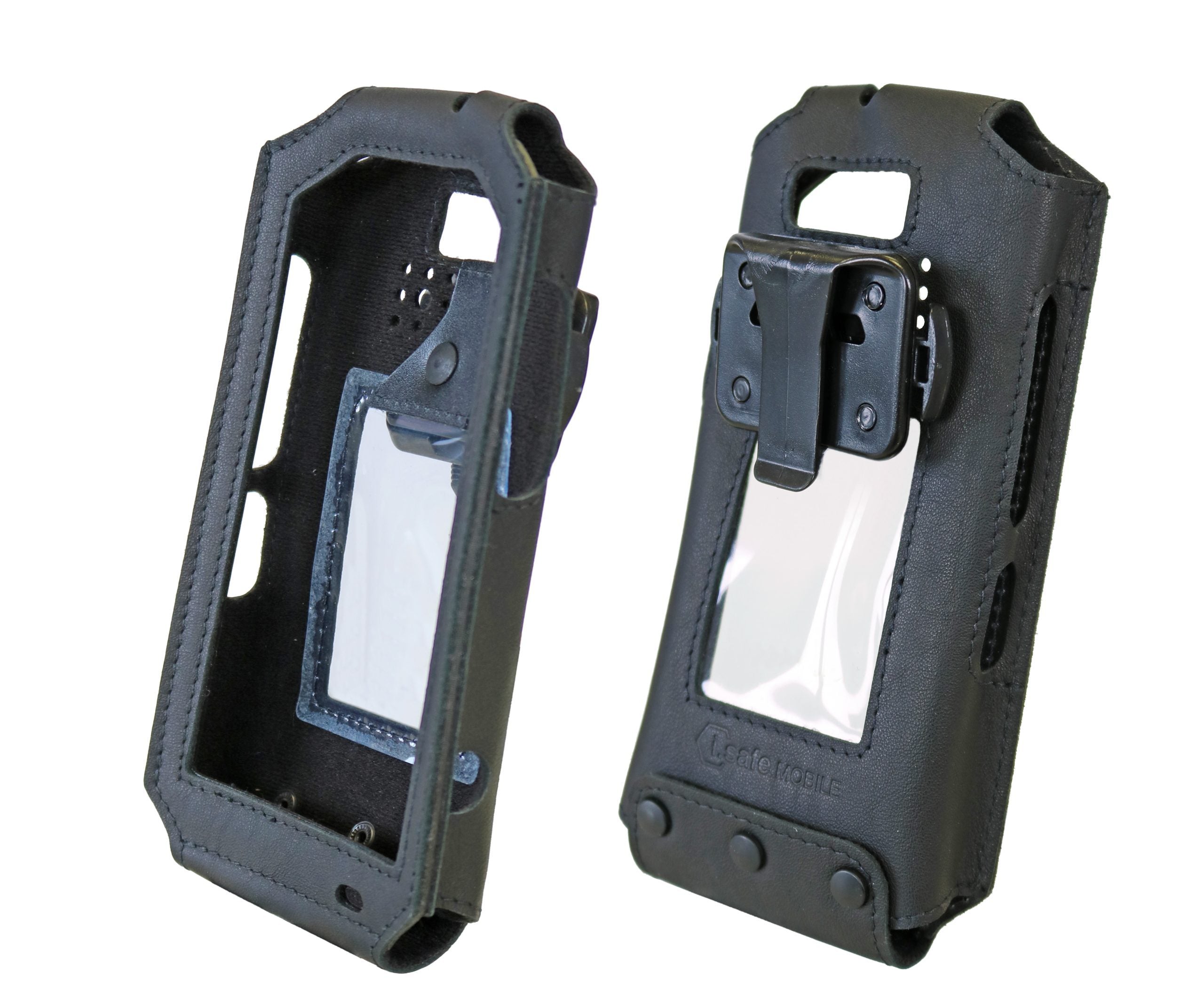i.safe MOBILE Black Leather Case for IS540.X Smartphones