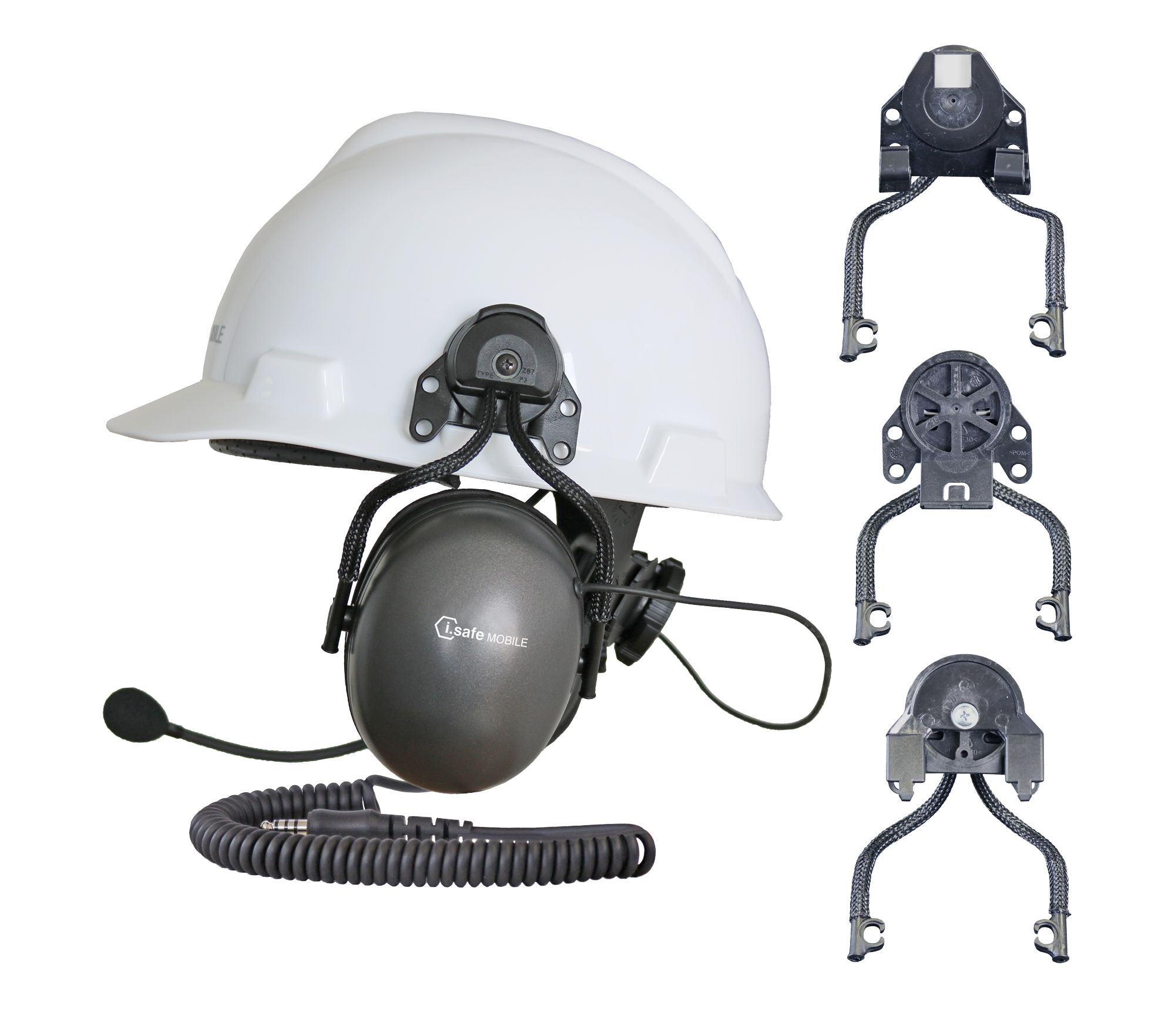 i.safe MOBILE IS-HDHS1C.1 Headset Set (Helm Mount)