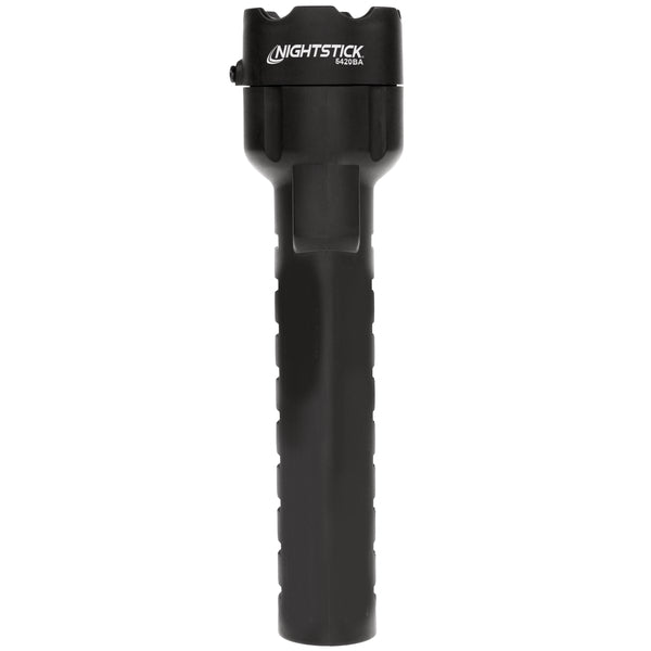 A black Nightstick XPP-5420BA [Zone 0] IS Torch is standing against a white background.