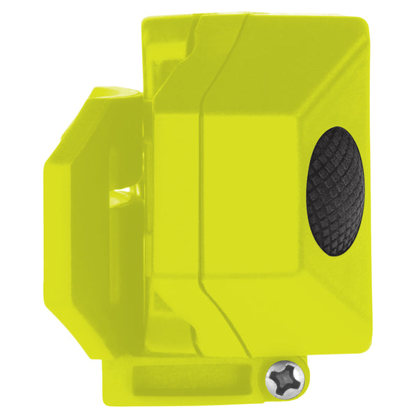 The Nightstick XPP-5460GX [Zone 0] is a bright yellow, rectangular, intrinsically safe LED low-profile headlamp with a textured black side button and visible silver screw, built for durability in hazardous environments.