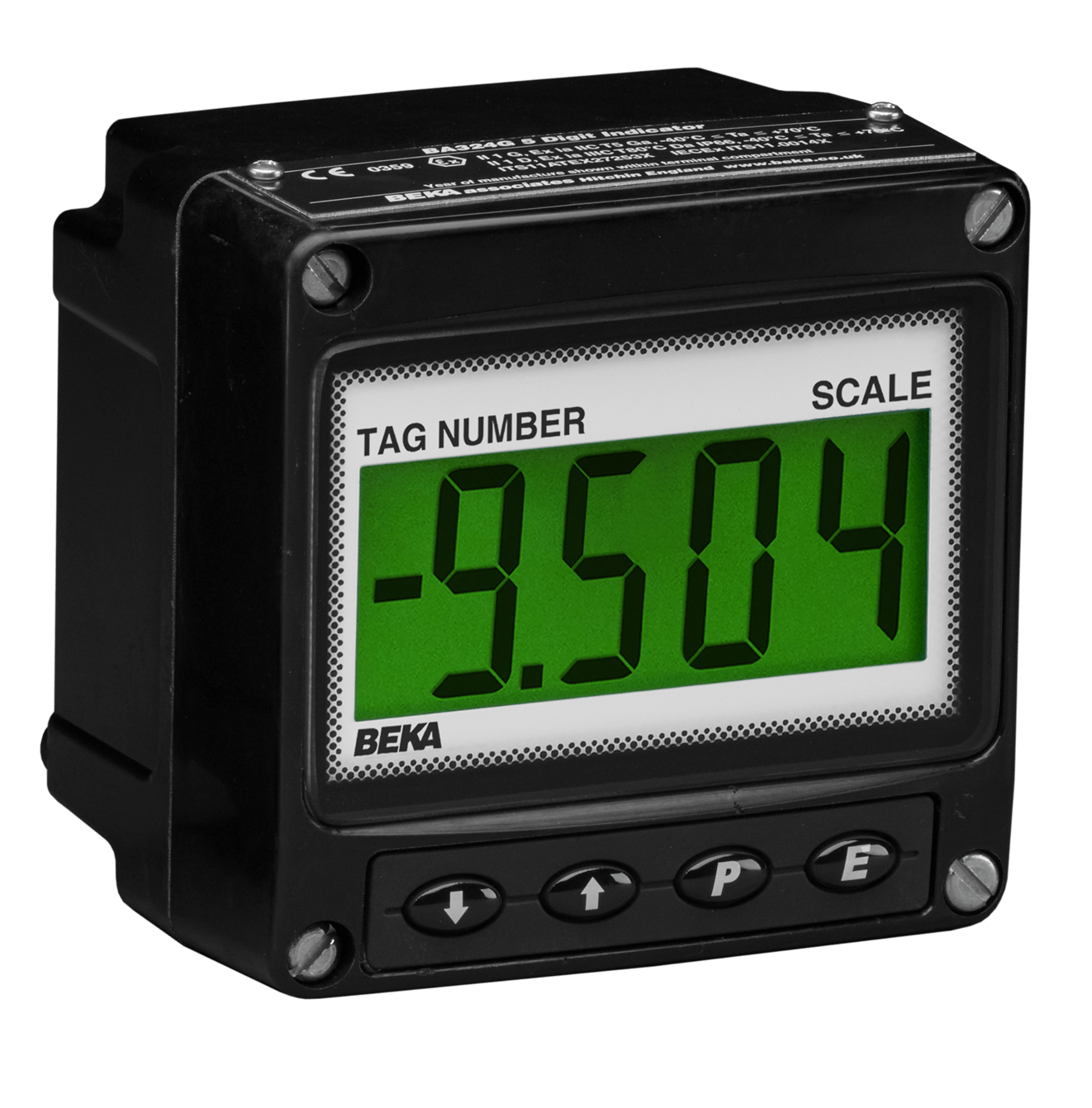 BEKA BA504G General Purpose Loop Powered Digital Indicator, Field Mounting