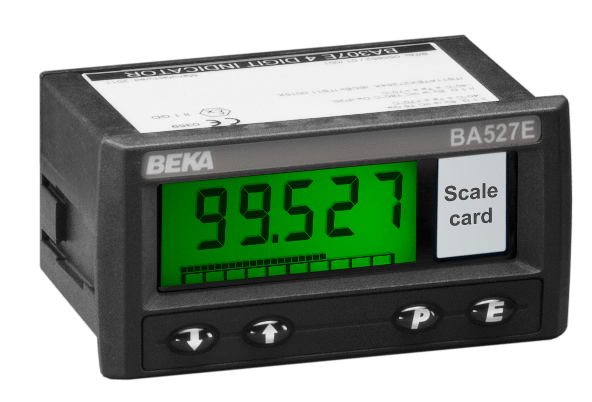 BEKA BA527E General Purpose Loop Powered Digital Indicator, Panel Mounting