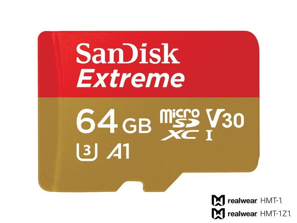 RealWear MicroSD Card (64GB SanDisk Extreme®)