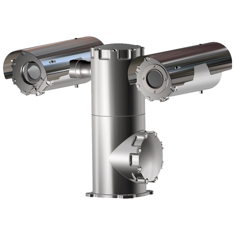 Tecnovideo TXPDTV4-⁠TIXX / TXPUSDTV4-⁠TIXX Innovative Explosion Proof 4K Day/Night and Thermal PTZ Camera Station