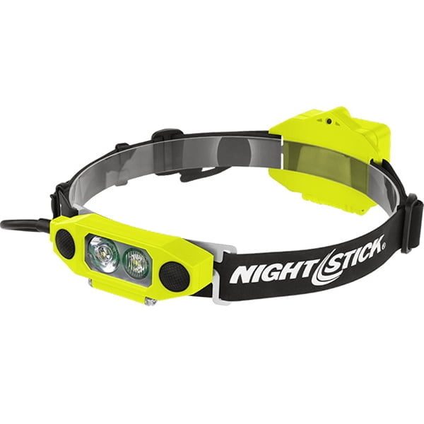 Nightstick DICATA Intrinsically Safe Low-Profile Dual-Light Headlamp XPP-5462GX