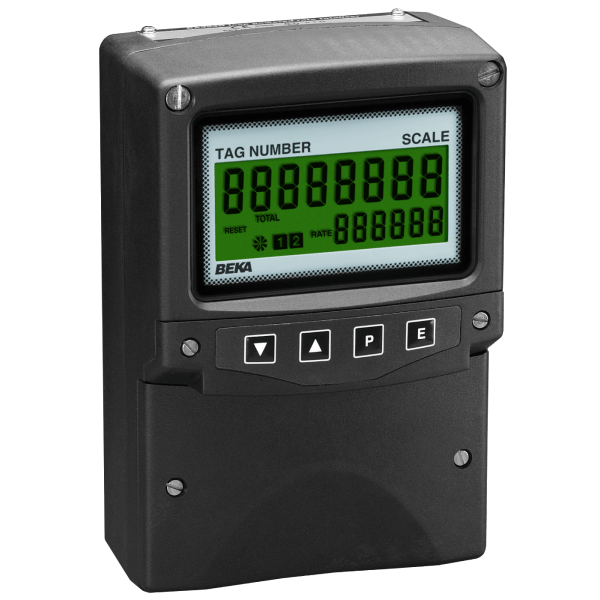 BEKA BA334E Intrinsically Safe Pulse Input, Externally Powered, Rate Totalizer, Field Mounting